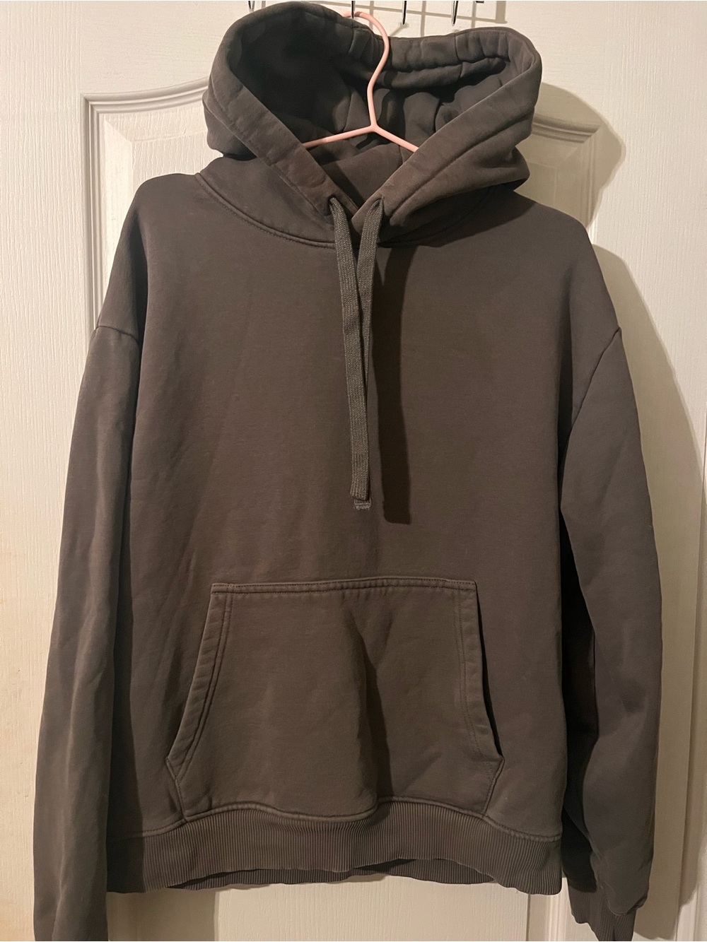 Men's Dark Gray Pullover Hoodie Zara